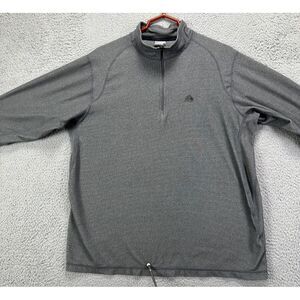 Nike ACG Pullover Shirt Adult Large Gray Quarter Zip Long Sleeve Activewear Mens
